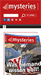 Mobile Screenshot of mysteries-magazin.com