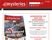 Tablet Screenshot of mysteries-magazin.com